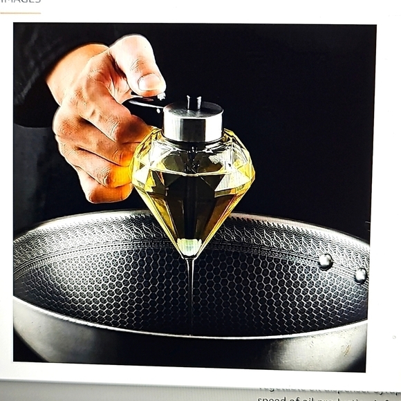 NIB Muweiqi Stainless Steel One Hand Press Olive Oil Dispenser - Picture 5 of 14